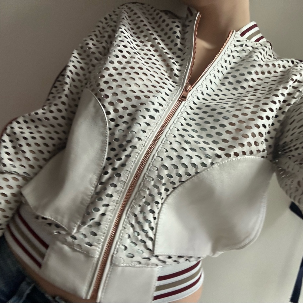 See By Chloe small white leather jacket never worn